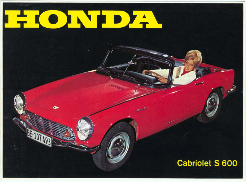 Honda S600 Brochure Page 1