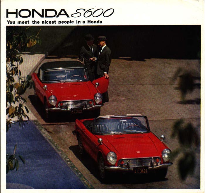 Honda S600 Brochure Page 1