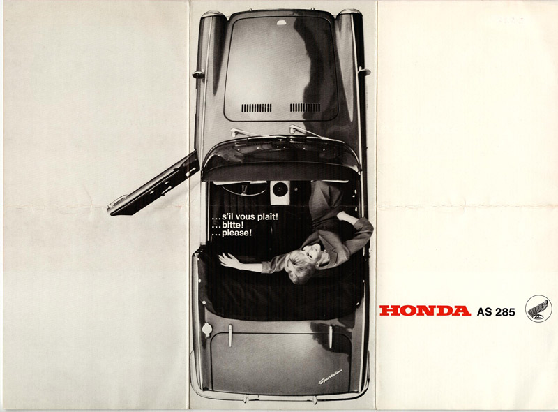 Honda S600 Brochure Page 1