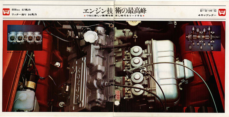 Honda S600 Brochure Page 2&3