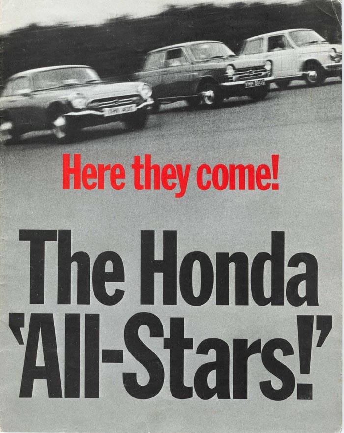 Honda S800 Brochure Page 1