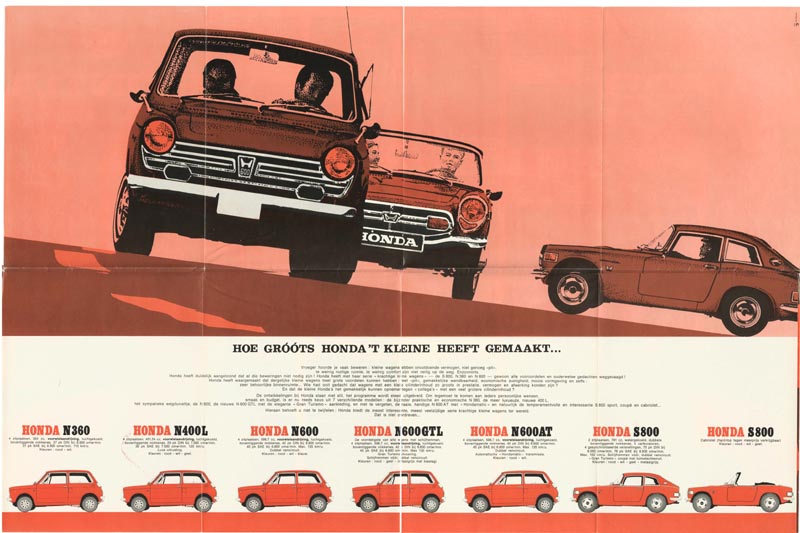 Honda S800 Brochure Page 2
