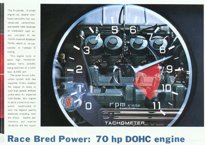 Honda S800 Brochure Page 5