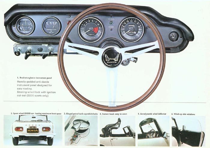 Honda S800 Brochure Page 4