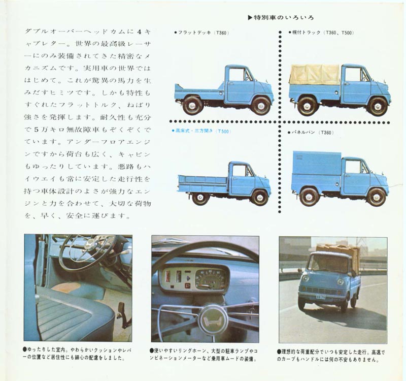 Honda T360 Brochure Page 3