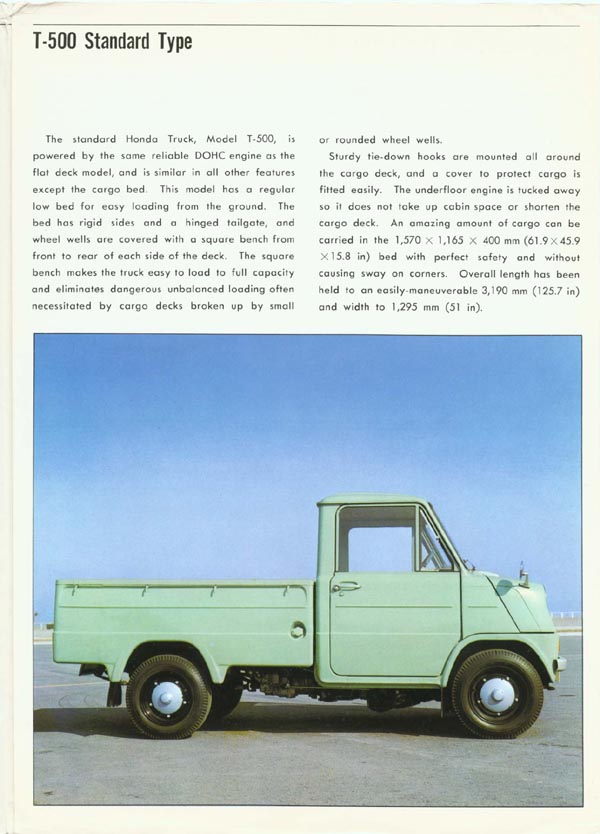 Honda T500Brochure Page 5